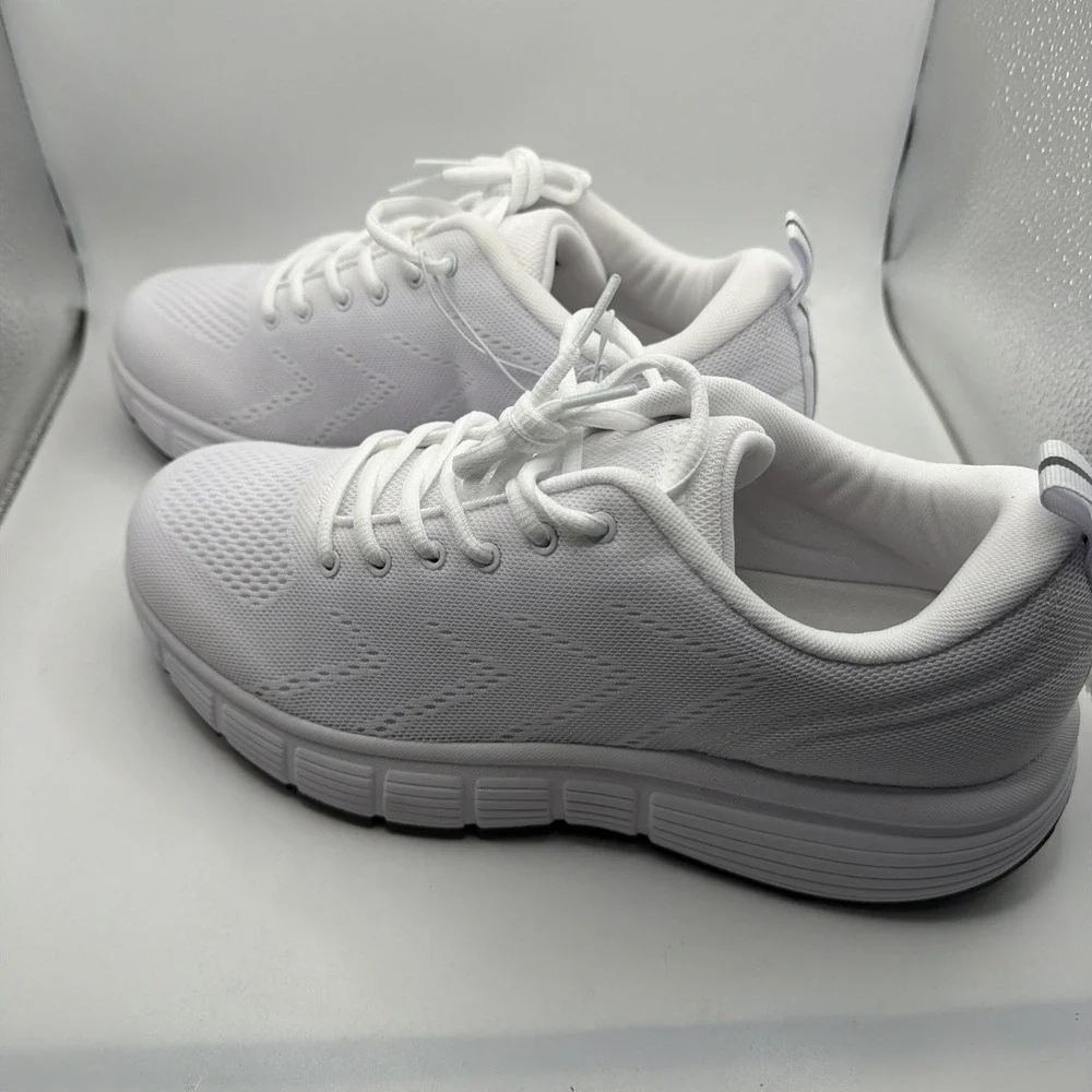 Kirkland Signature Men's‎ Sneaker Comfort Walker Shoes White - New! Size 9